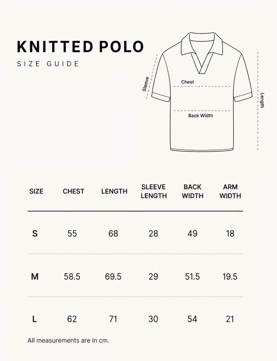 Knit polo navy tee